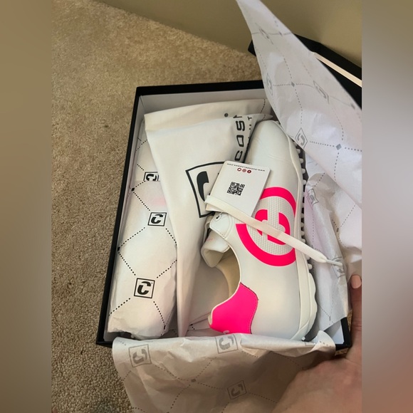 Duca Del Cosma Queenscup White/pink Golf Shoe, 41 NWT - Picture 8 of 8